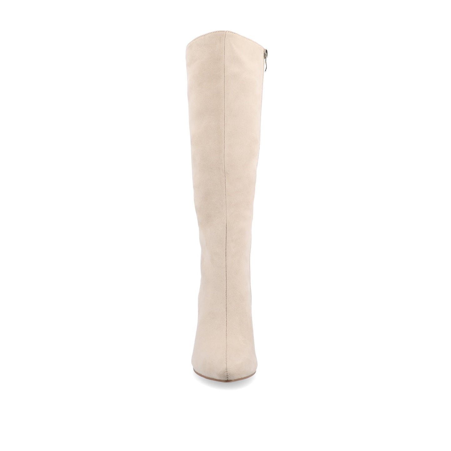 Journee AMEYLIA KNEE-HIGH BOOTS - Bone Faux Suede