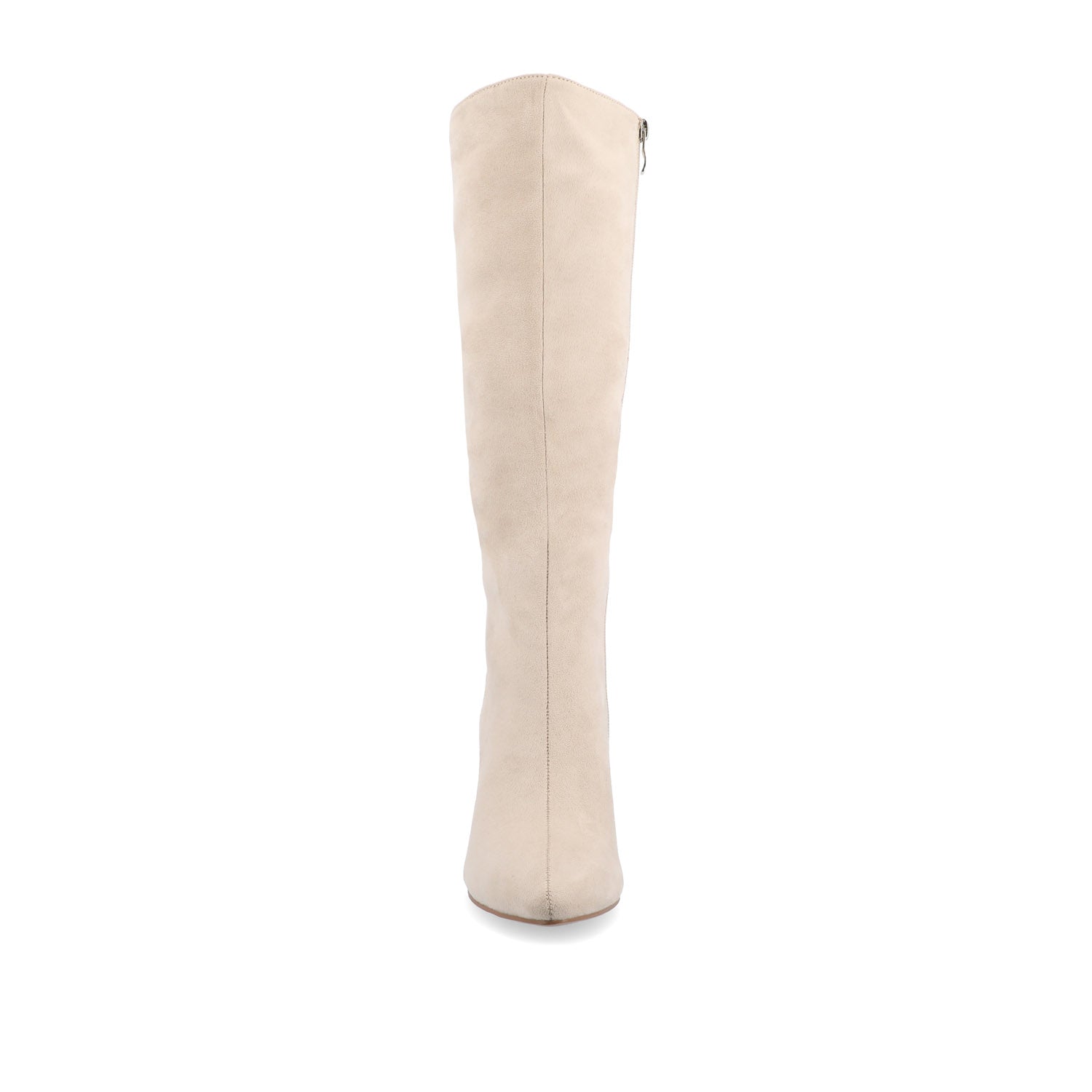 Journee AMEYLIA KNEE-HIGH BOOTS - Bone Faux Suede