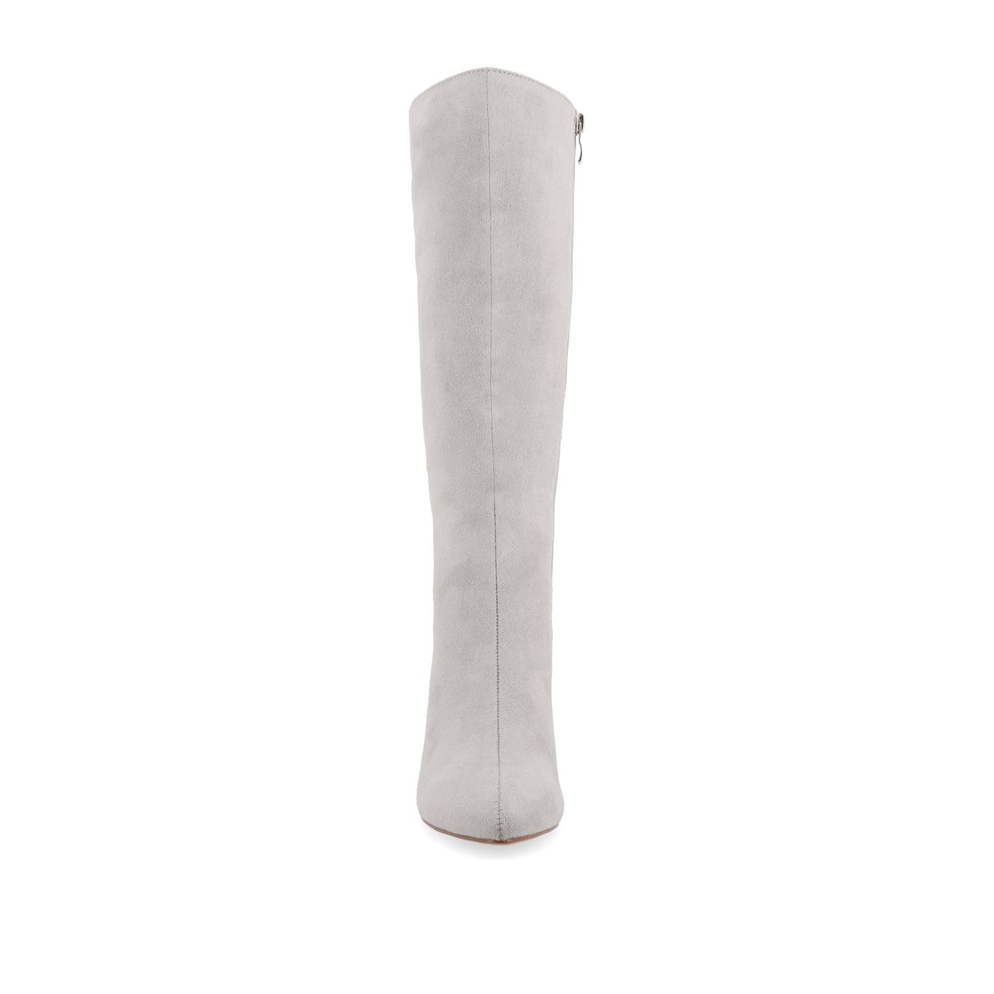 Journee AMEYLIA KNEE-HIGH BOOTS - Grey Faux Suede