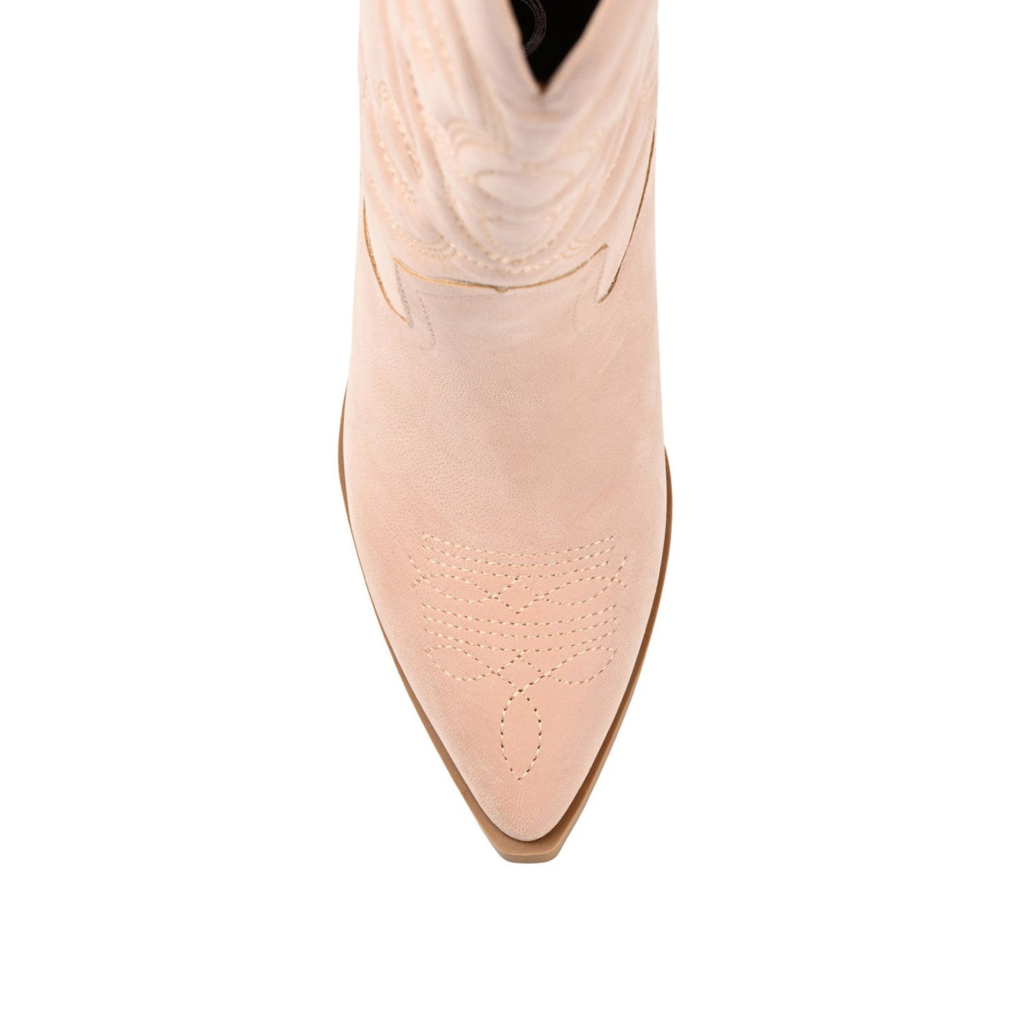 Journee CHANTRY COWGIRL BOOTS IN VEGAN LEATHER - Blush PU
