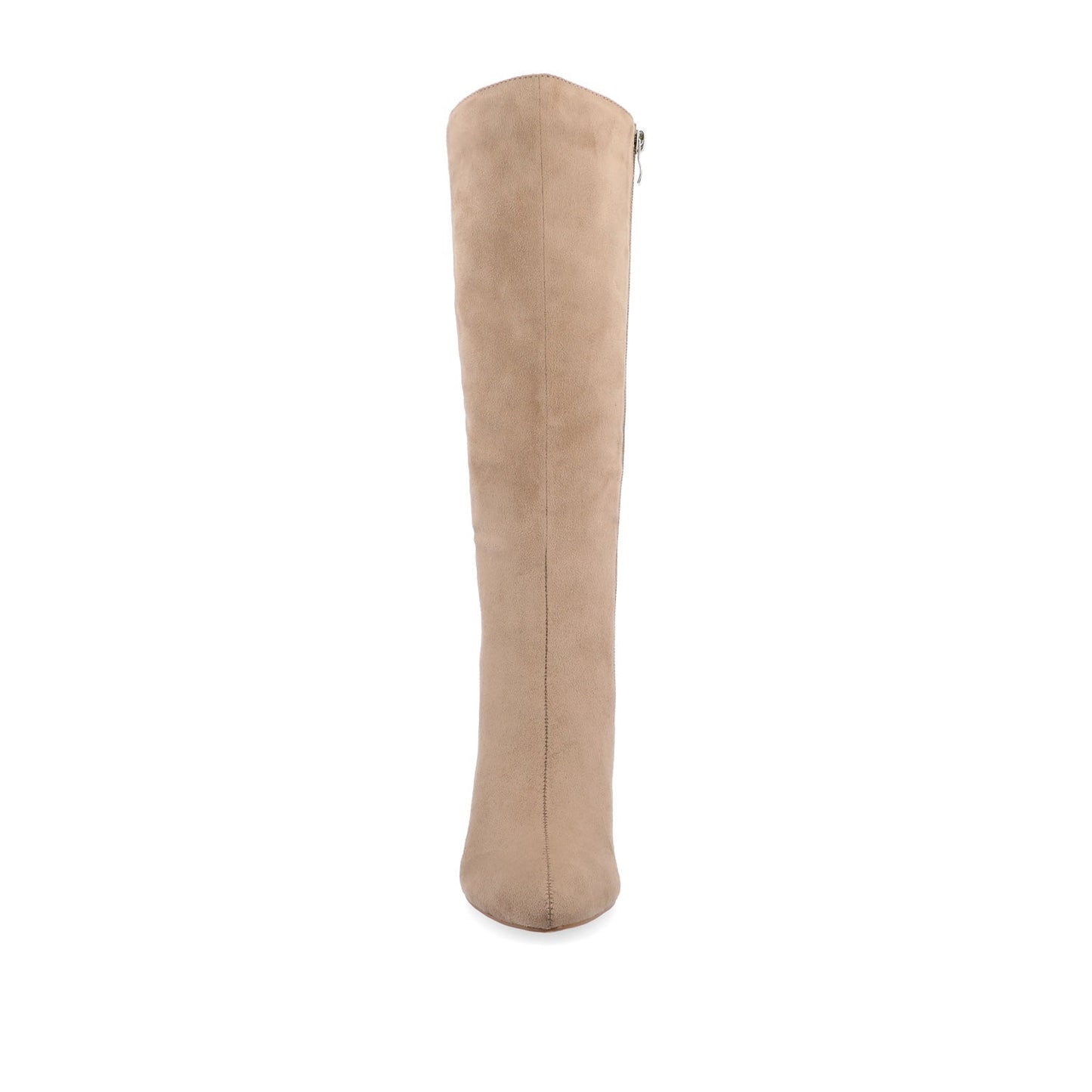 Journee AMEYLIA KNEE-HIGH BOOTS - Beige Faux Suede