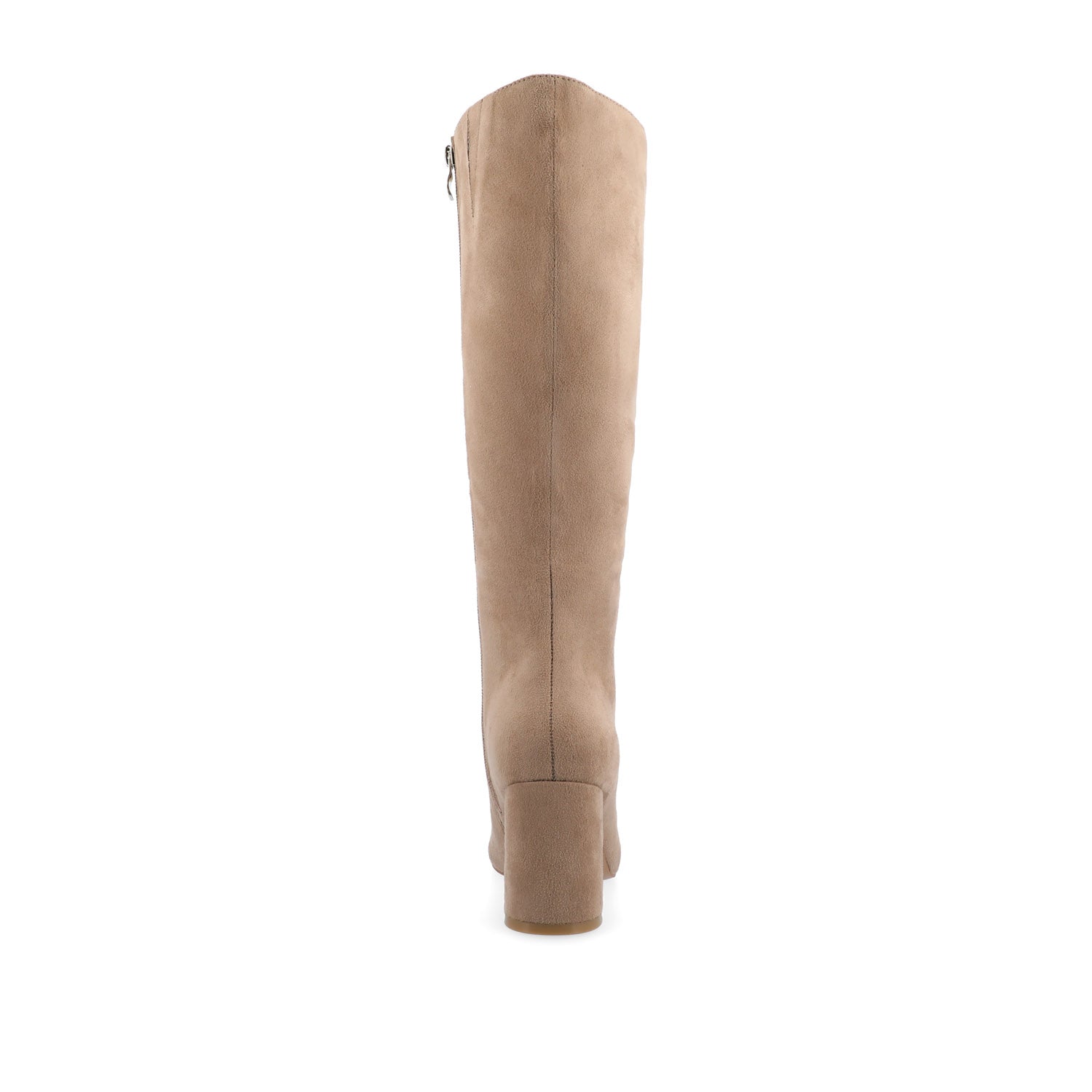 Journee AMEYLIA KNEE-HIGH BOOTS - Beige Faux Suede