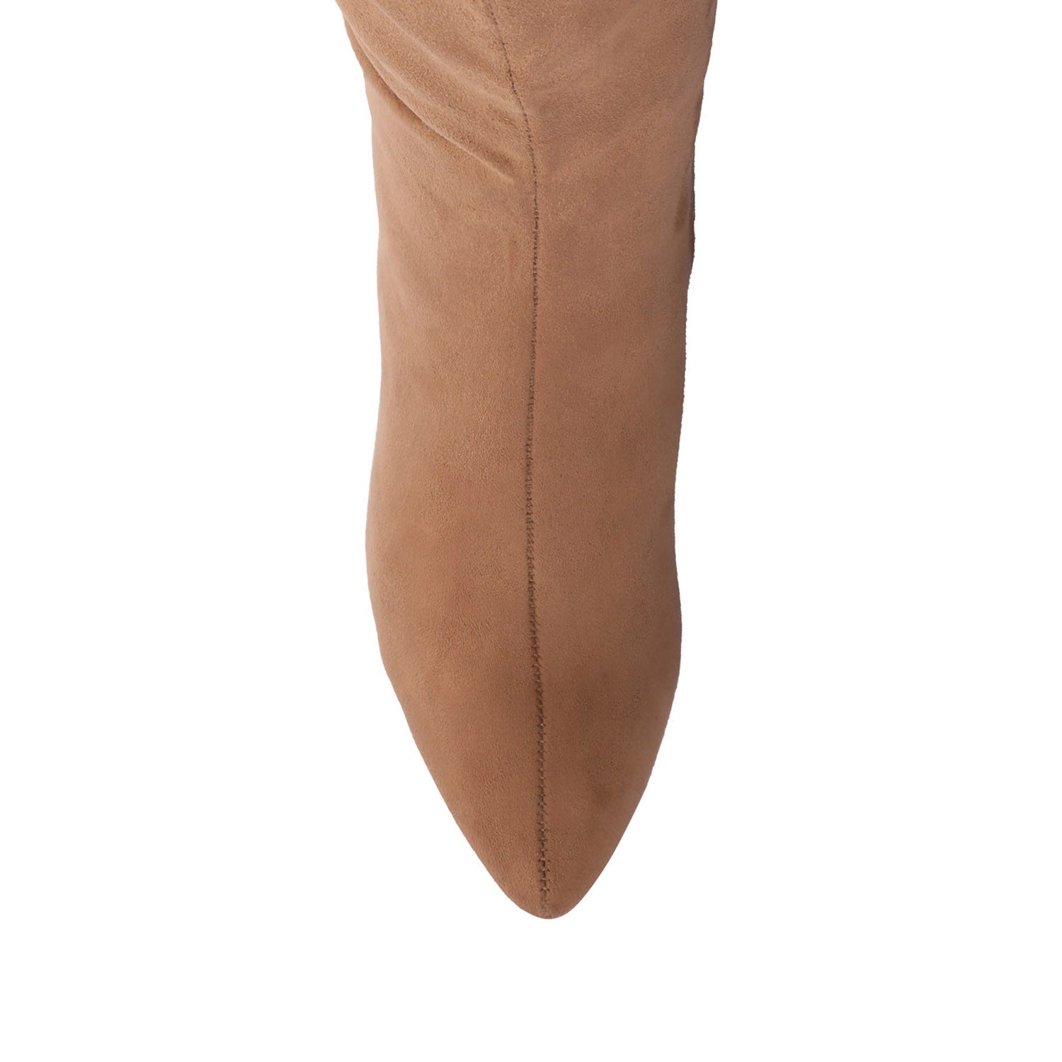 Journee AMEYLIA KNEE-HIGH BOOTS - Tan Faux Suede