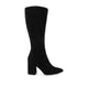 Black Faux Suede