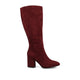 Oxblood Faux Suede