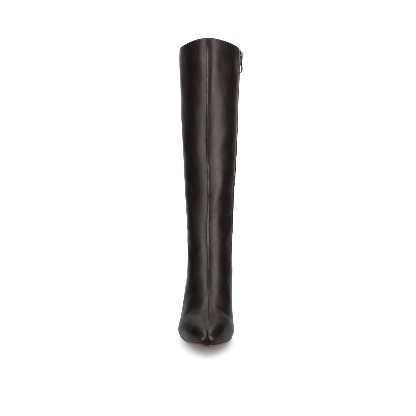 Journee AMEYLIA VEGAN LEATHER KNEE-HIGH BOOTS - Brown PU