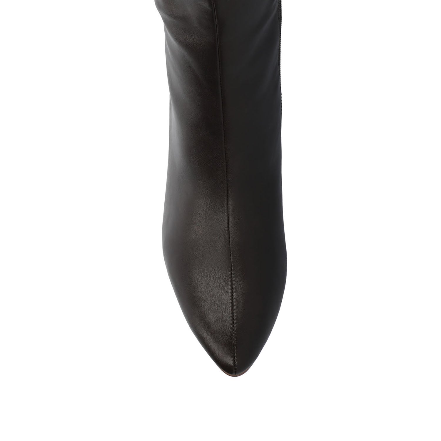 Journee AMEYLIA VEGAN LEATHER KNEE-HIGH BOOTS - Brown PU