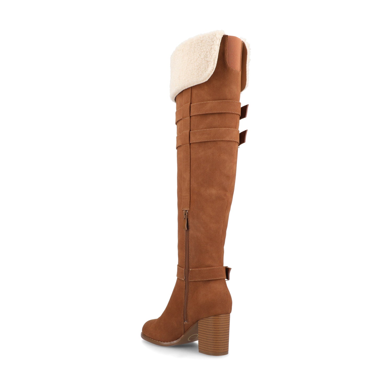 Journee ALYZA OVER THE KNEE BOOTS - Chestnut