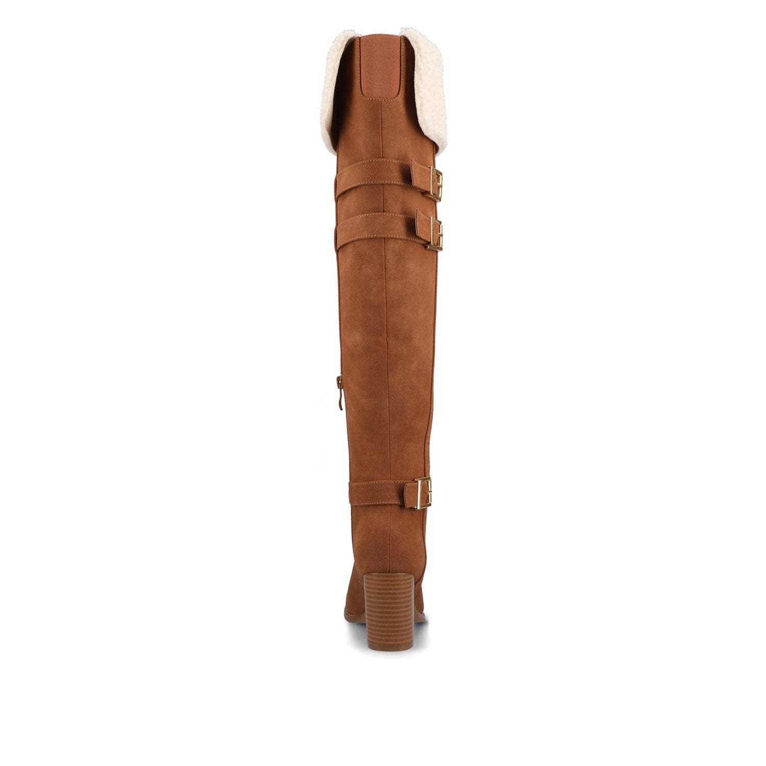 Journee ALYZA OVER THE KNEE BOOTS - Chestnut