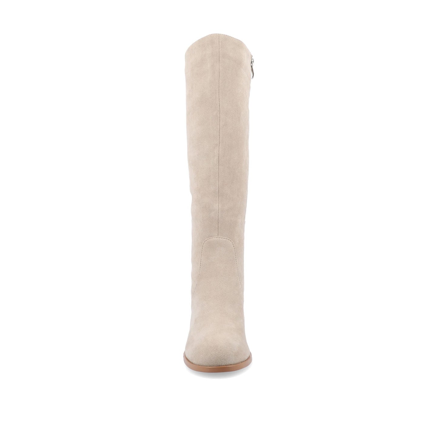 Journee ROMILLY KNEE HIGH BOOTS IN VEGAN LEATHER - Stone