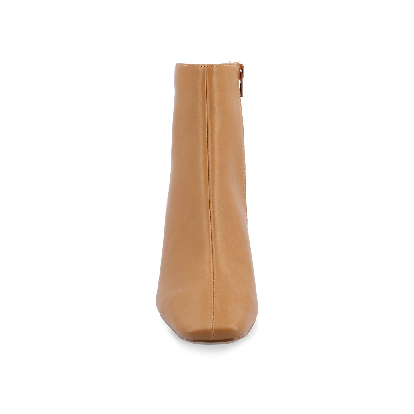 Journee HAYLINN VEGAN LEATHER BOOTIES IN WIDE - Tan PU