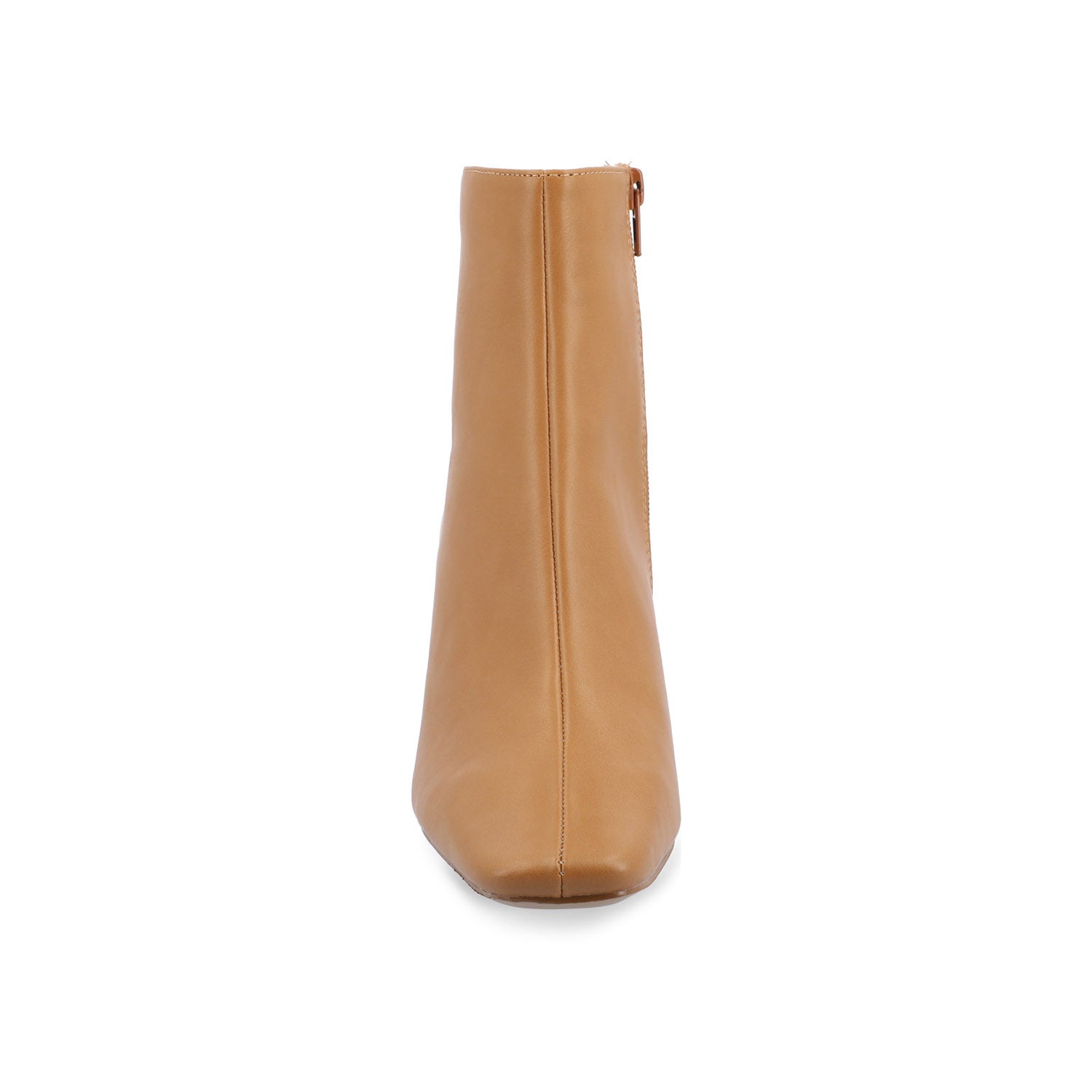 Journee HAYLINN VEGAN LEATHER BOOTIES IN WIDE - Tan PU