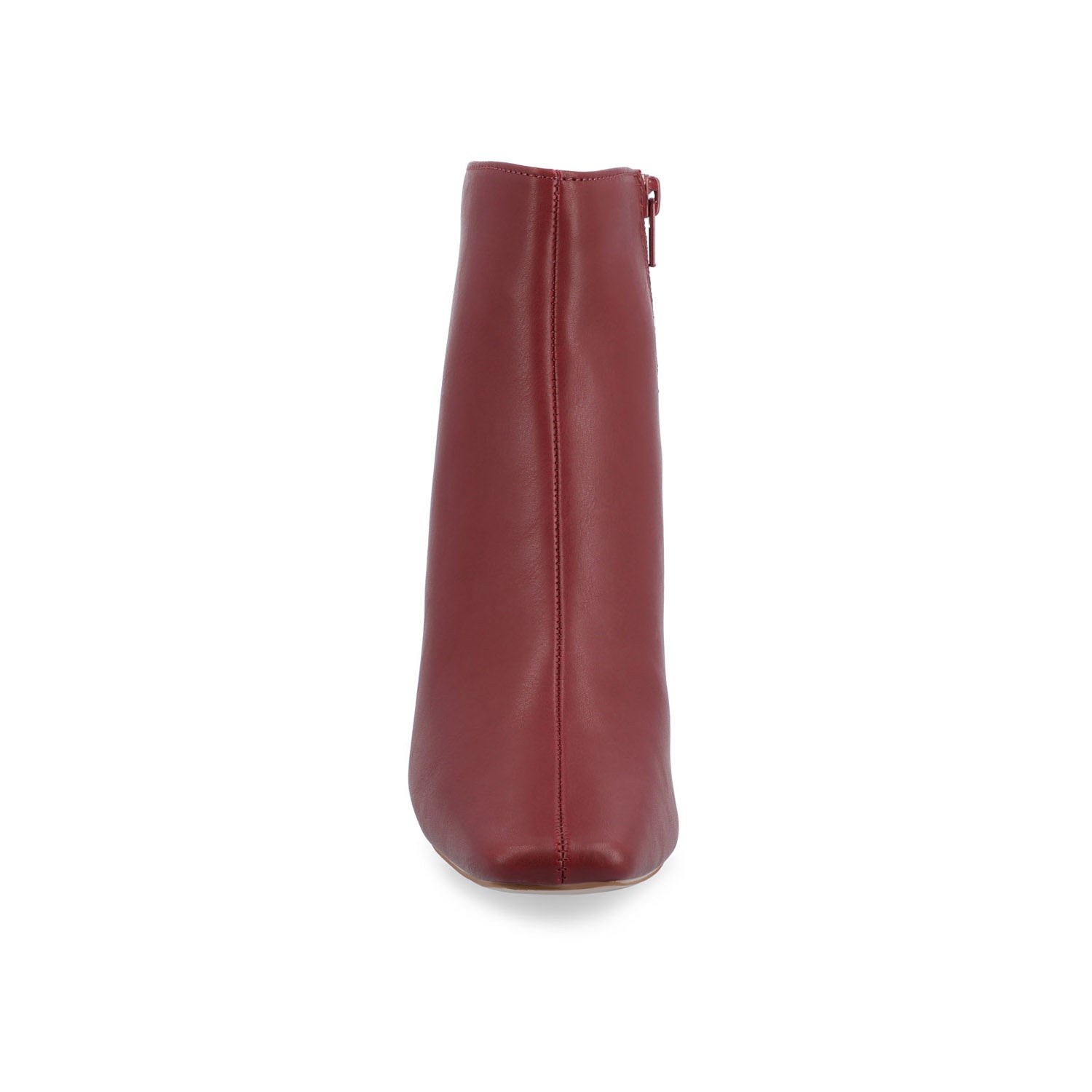 Journee HAYLINN VEGAN LEATHER BOOTIES IN WIDE - Brick PU