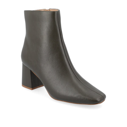 Journee HAYLINN VEGAN LEATHER BOOTIES IN WIDE - Green PU
