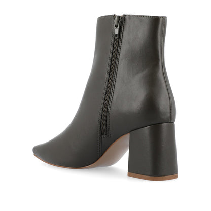 Journee HAYLINN VEGAN LEATHER BOOTIES IN WIDE - Green PU