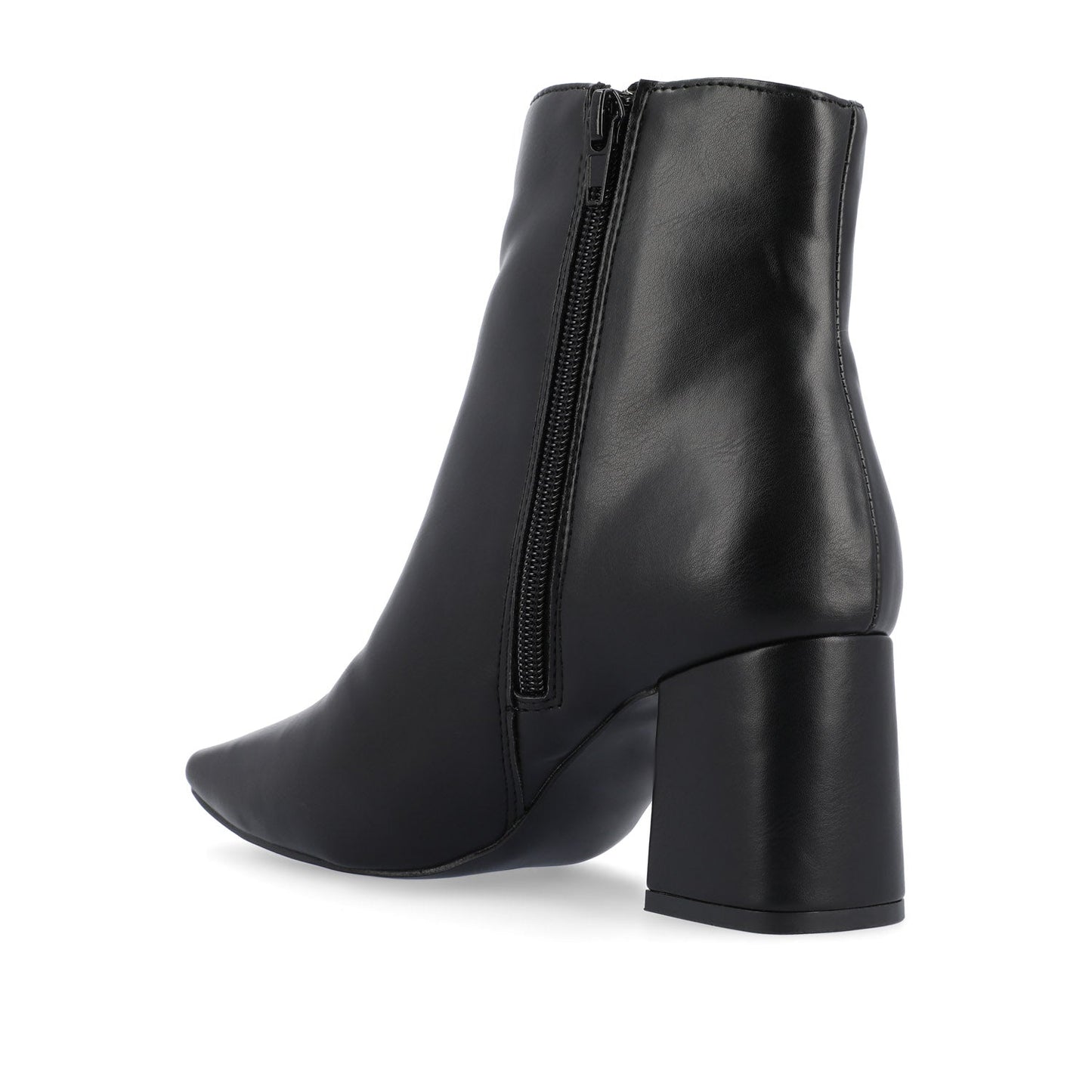 Journee HAYLINN VEGAN LEATHER BOOTIES IN WIDE - Black