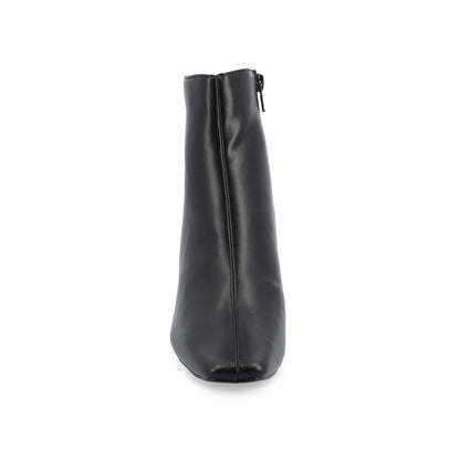 Journee HAYLINN VEGAN LEATHER BOOTIES IN WIDE - Black