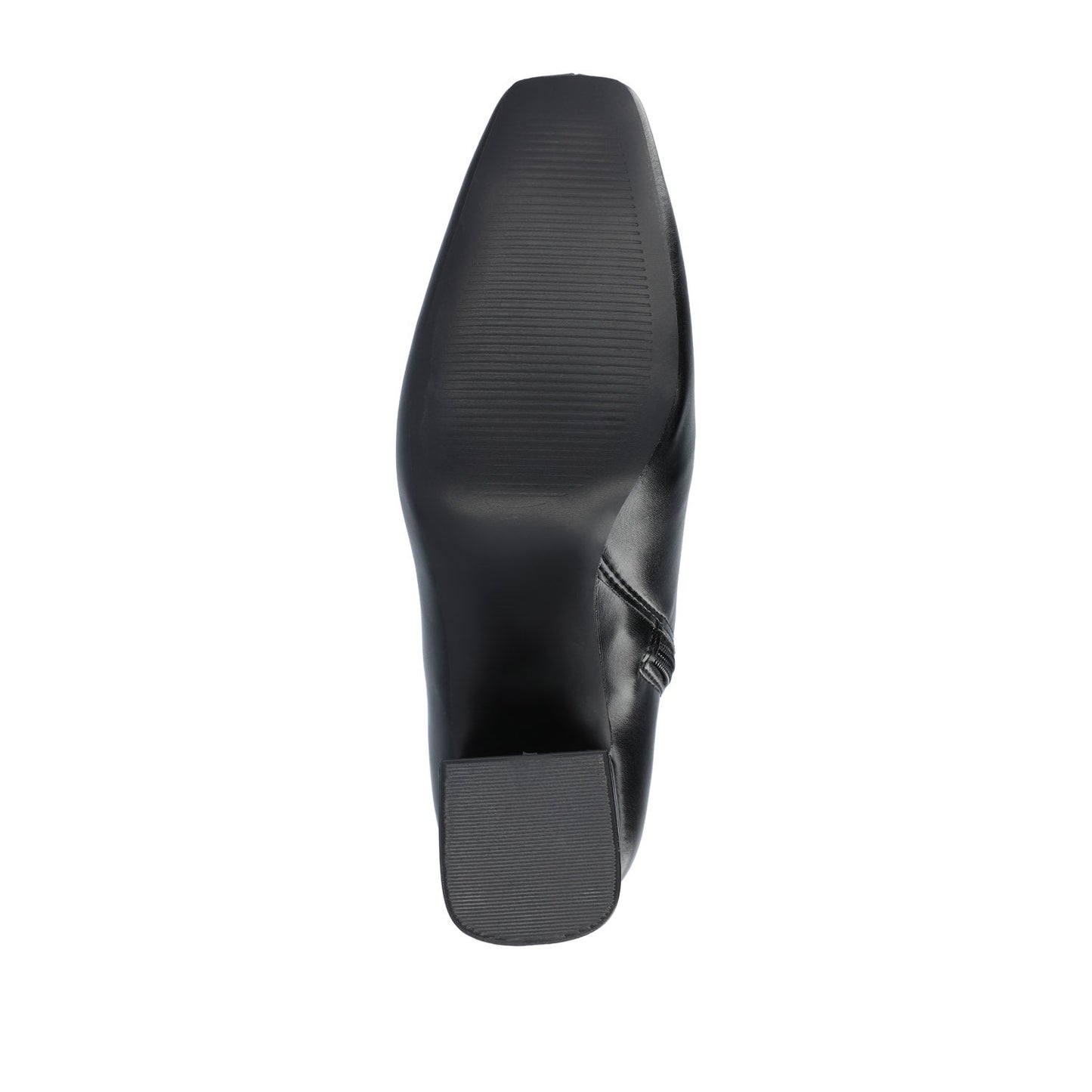 Journee HAYLINN VEGAN LEATHER BOOTIES IN WIDE - Black