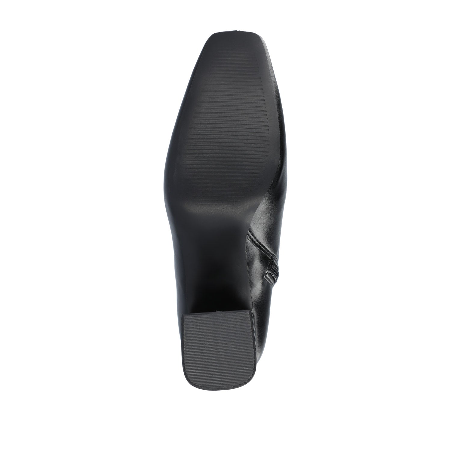 Journee HAYLINN VEGAN LEATHER BOOTIES IN WIDE - Black