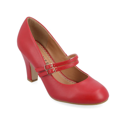 Journee WINDY STATMENT MARY JANE PUMP HEELS IN WIDE - Red