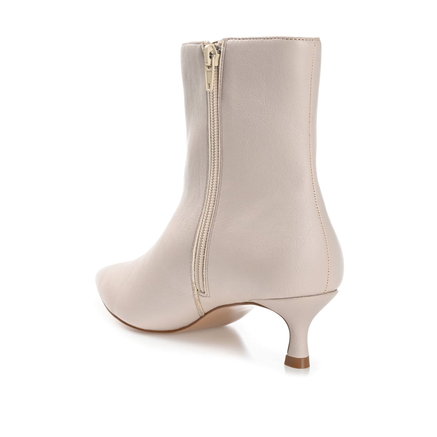 Journee ARELY POINTED TOE BOOTIES IN WIDE - Stone PU