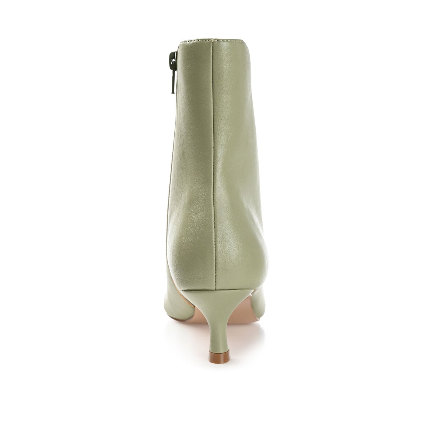 Journee ARELY POINTED TOE BOOTIES IN WIDE - Green PU