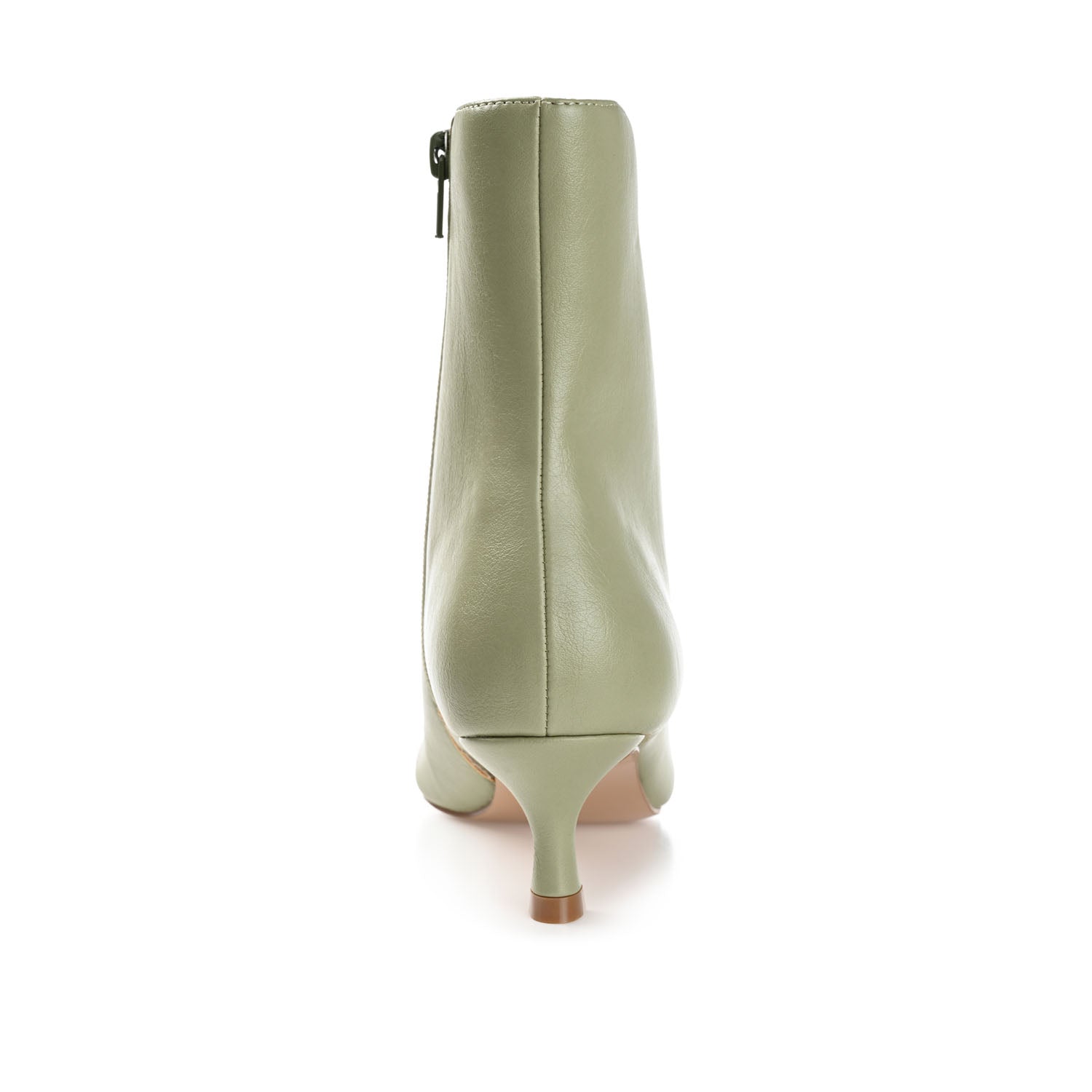 Journee ARELY POINTED TOE BOOTIES IN WIDE - Green PU