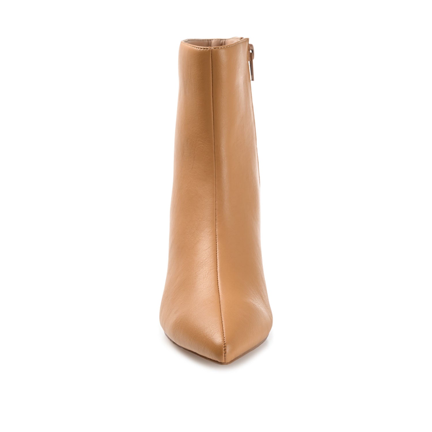 Journee ARELY POINTED TOE BOOTIES IN WIDE - Tan PU