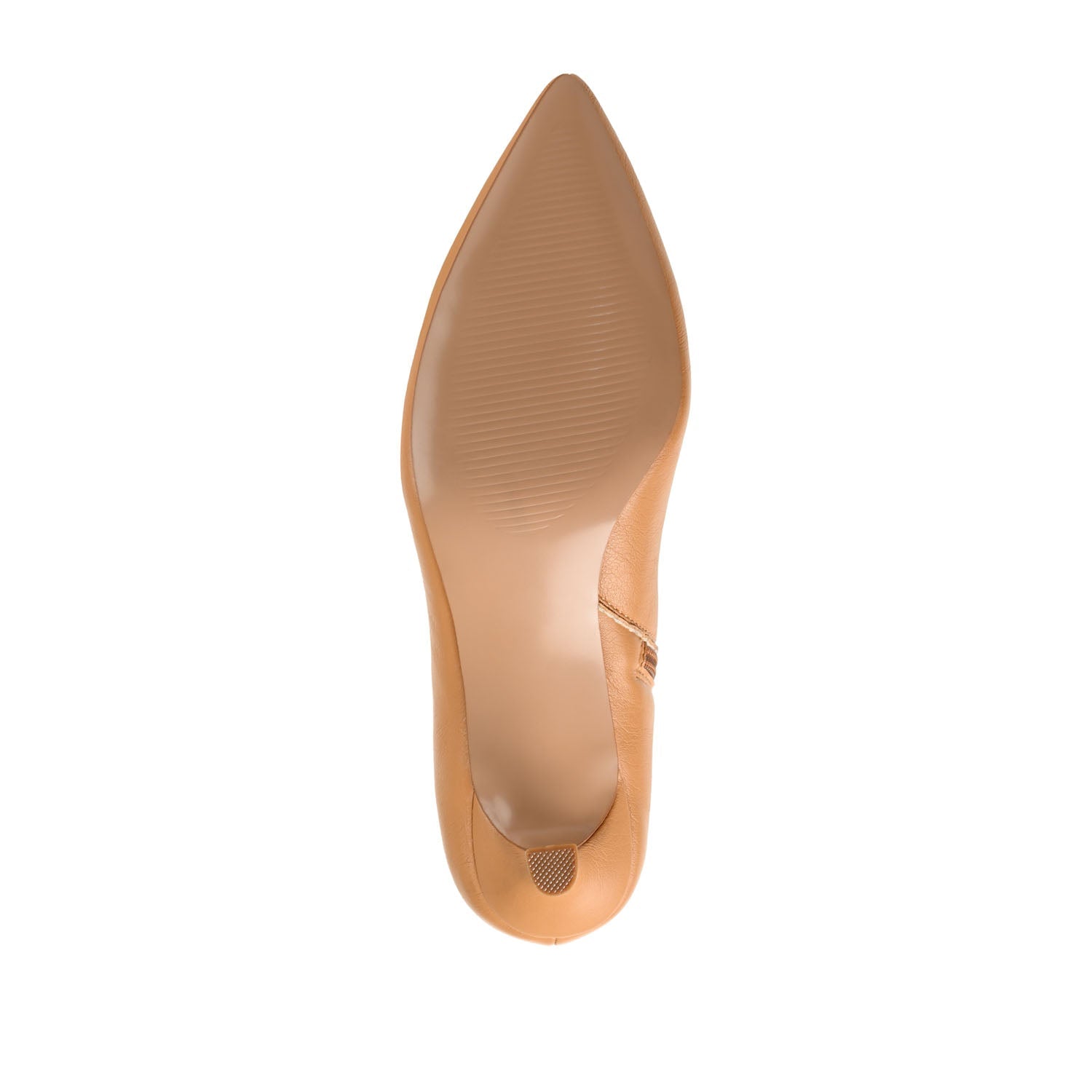 Journee ARELY POINTED TOE BOOTIES IN WIDE - Tan PU