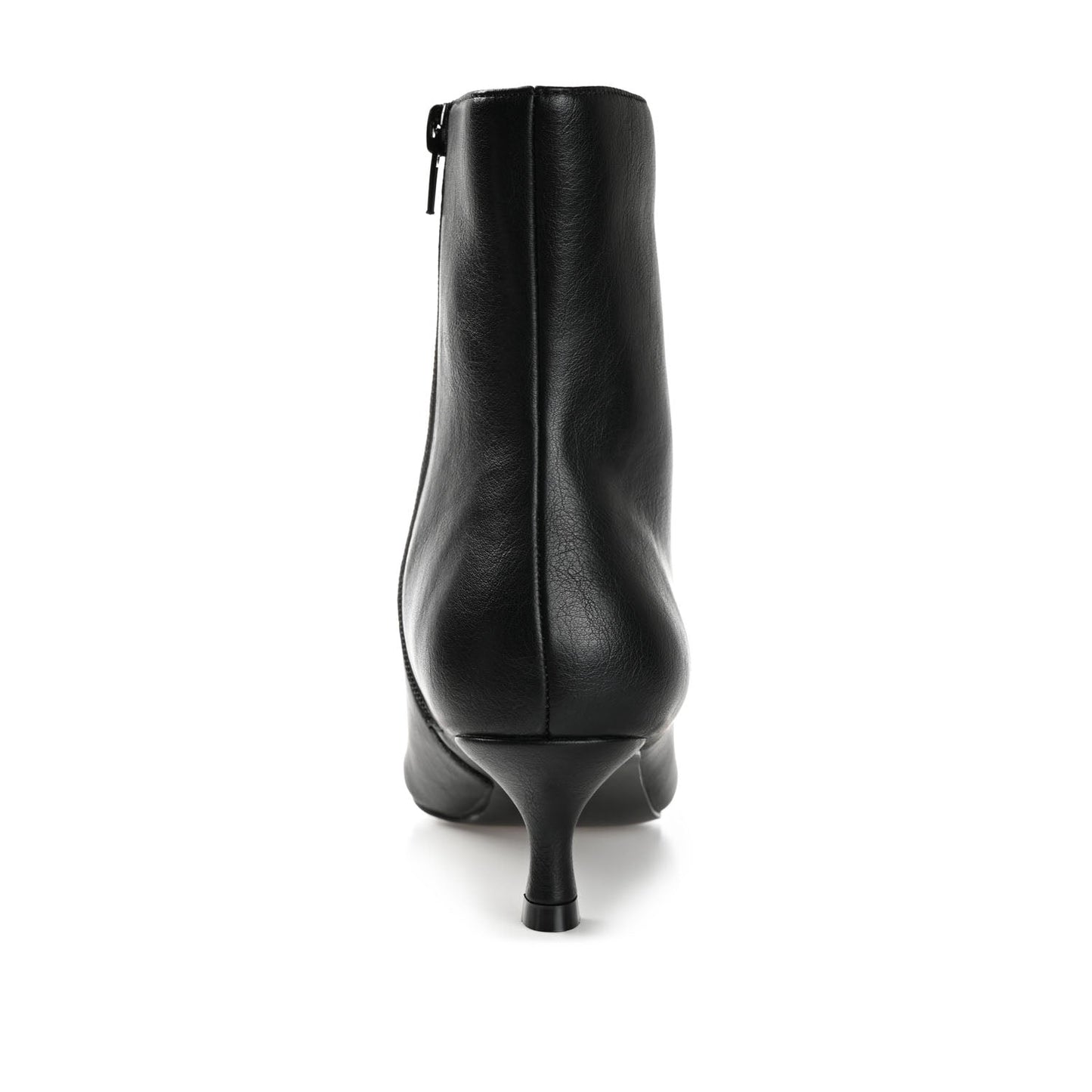 Journee ARELY POINTED TOE BOOTIES IN WIDE - Black PU
