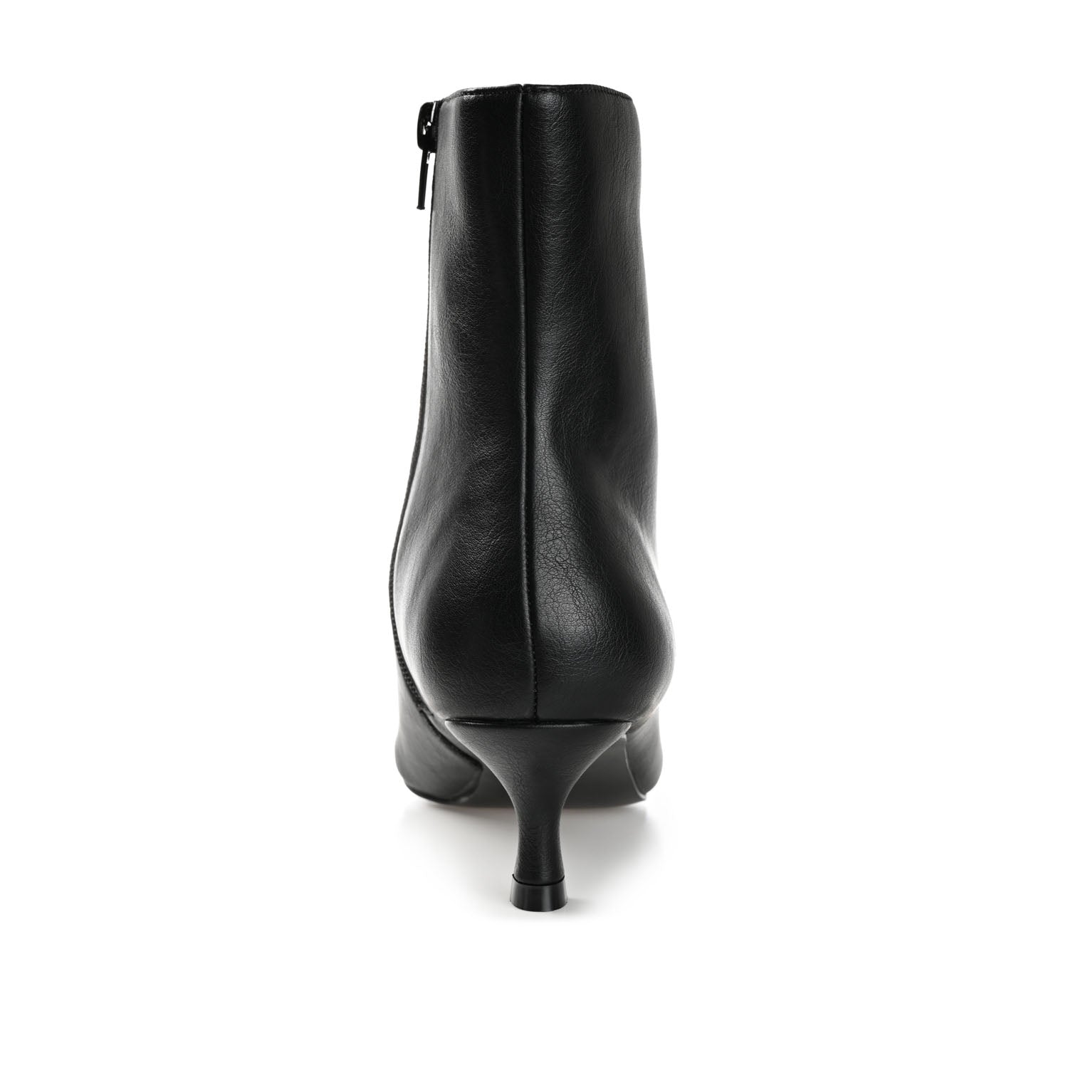 Journee ARELY POINTED TOE BOOTIES IN WIDE - Black PU