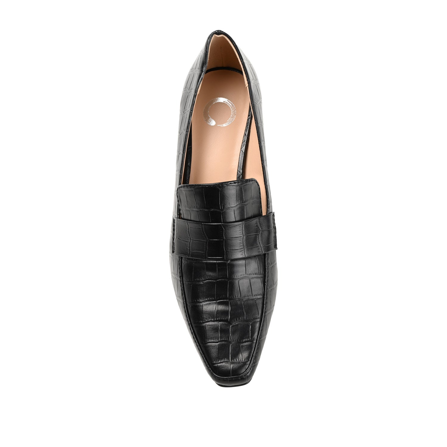 Journee CELINA KITTEN HEEL LOAFERS IN WIDE - Black