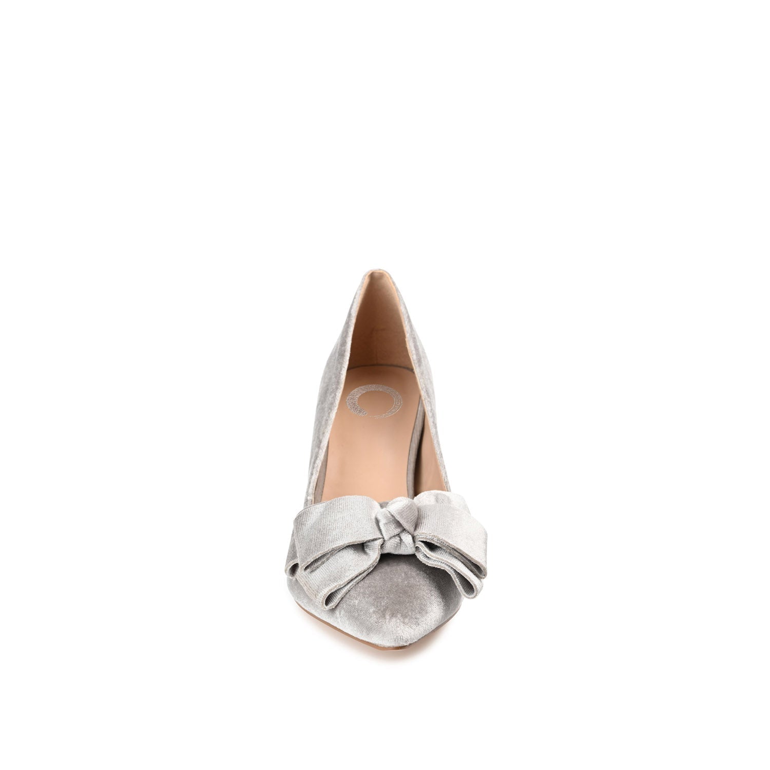 Journee CRYSTOL STILETTO PUMP HEELS IN WIDE - Grey