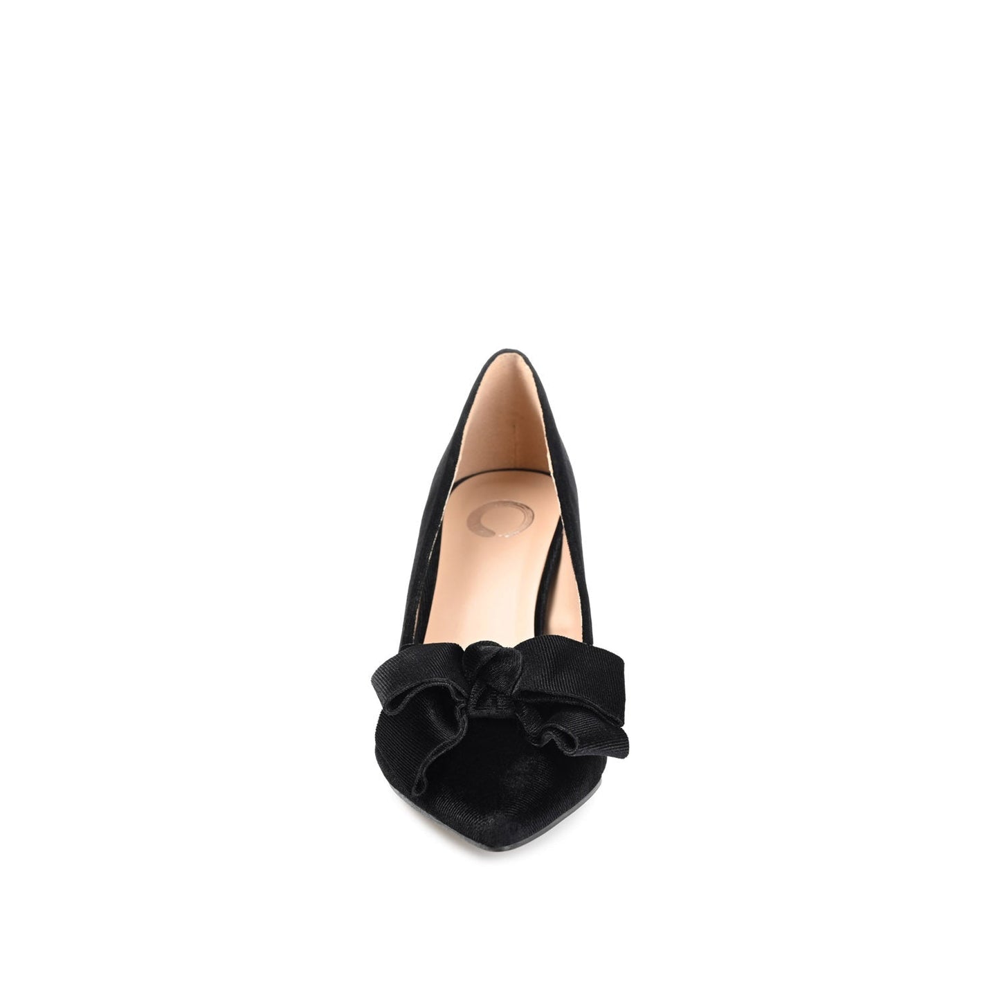 Journee CRYSTOL STILETTO PUMP HEELS IN WIDE - Black