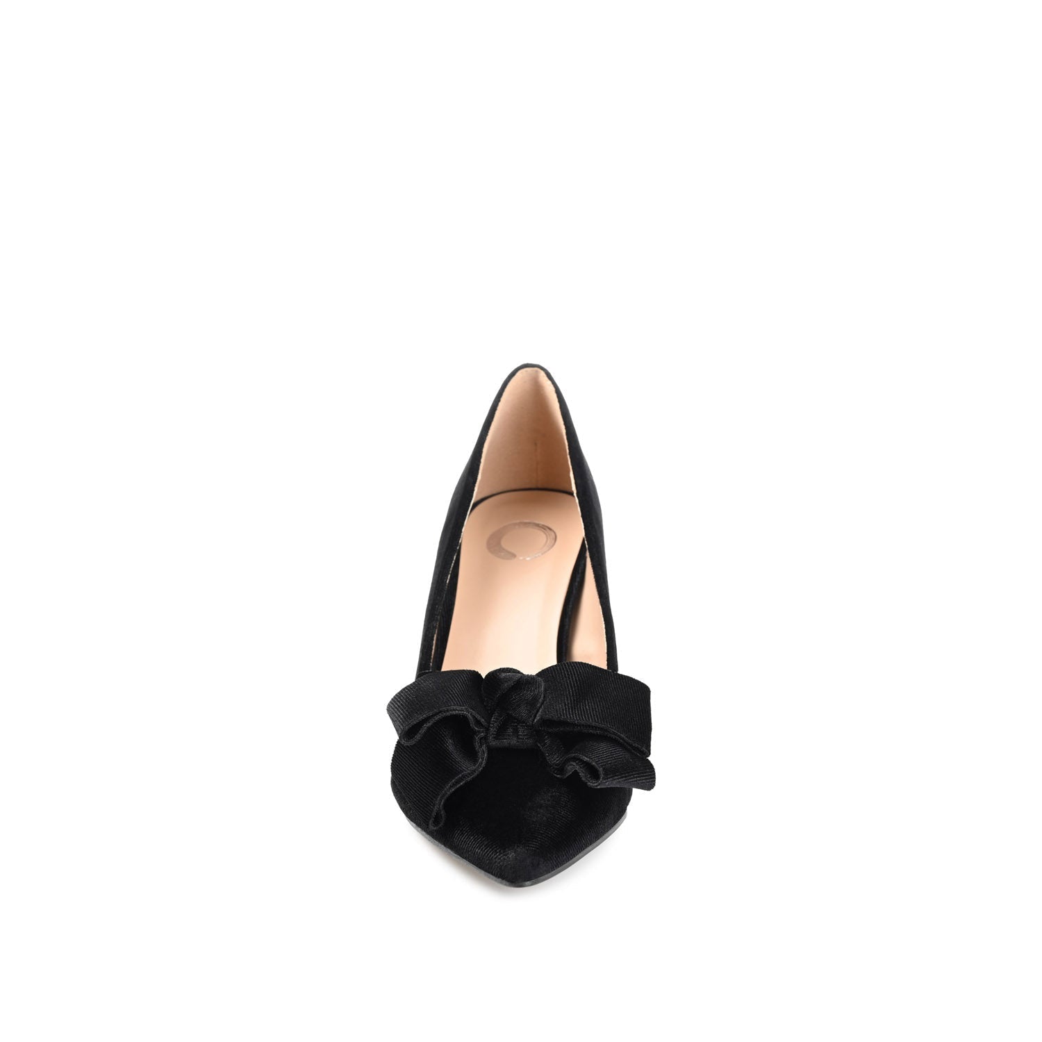 Journee CRYSTOL STILETTO PUMP HEELS IN WIDE - Black