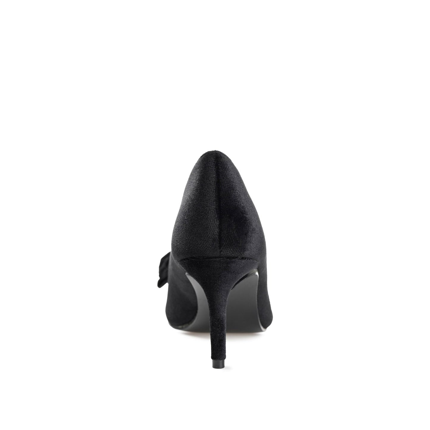 Journee CRYSTOL STILETTO PUMP HEELS IN WIDE - Black