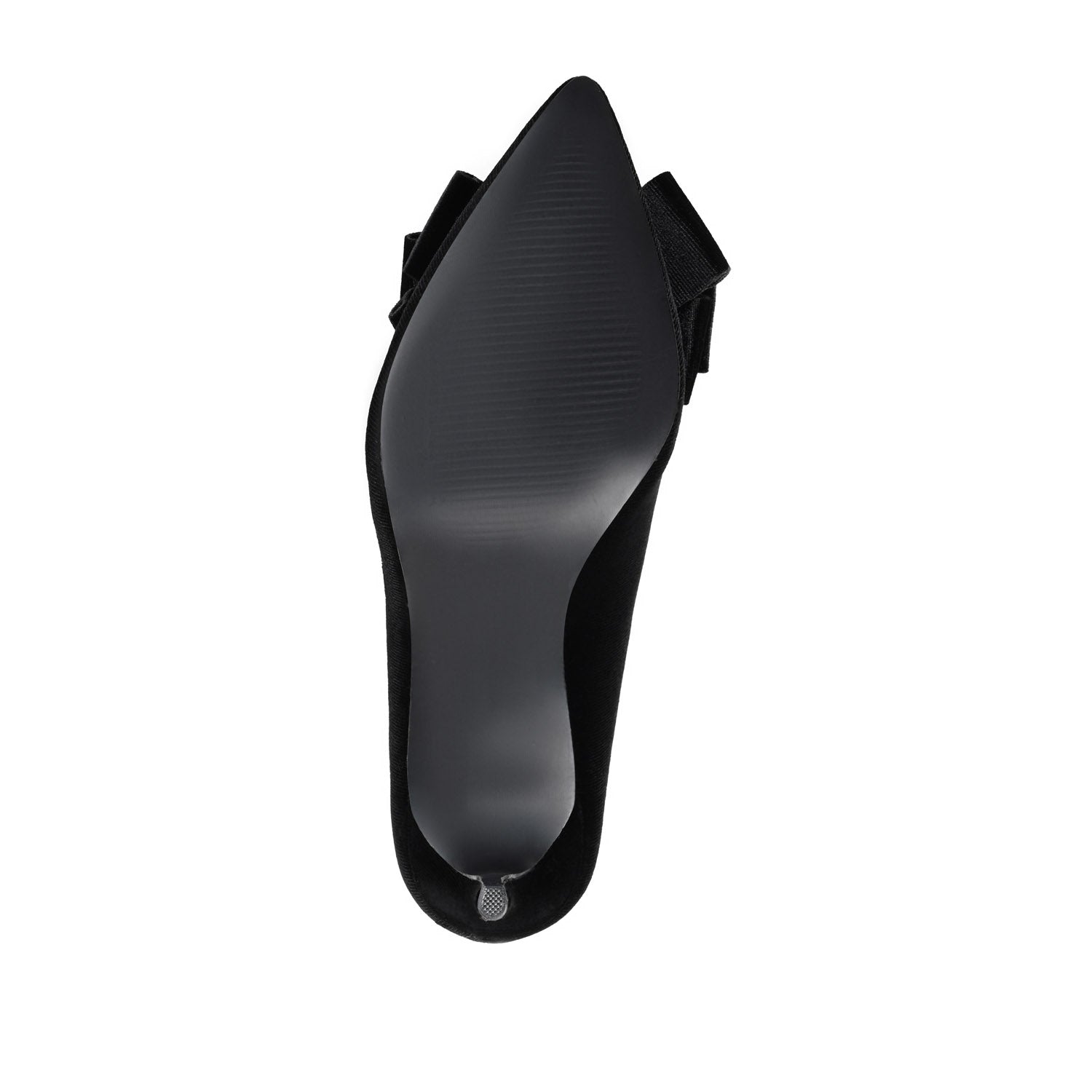 Journee CRYSTOL STILETTO PUMP HEELS IN WIDE - Black