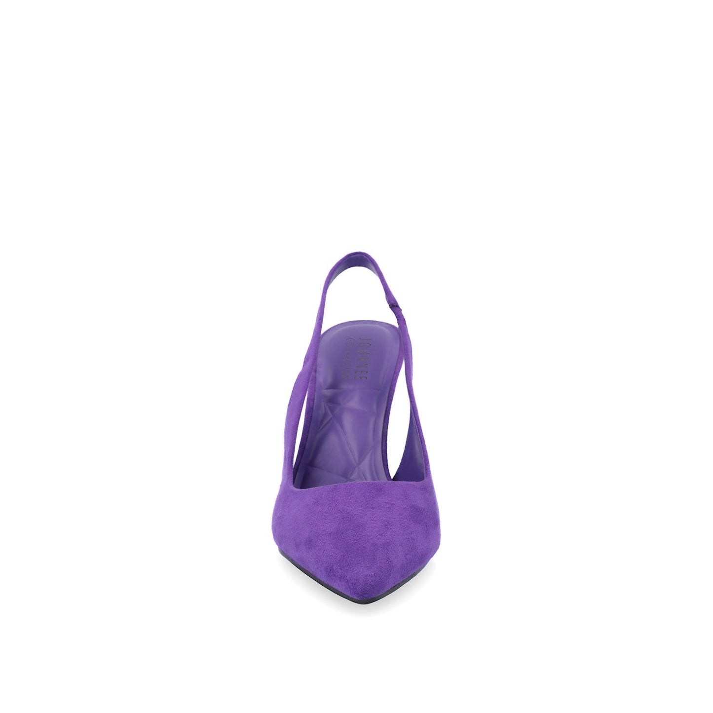 Journee ELENNEY STILETTO HEELS IN WIDE - Purple Faux Suede