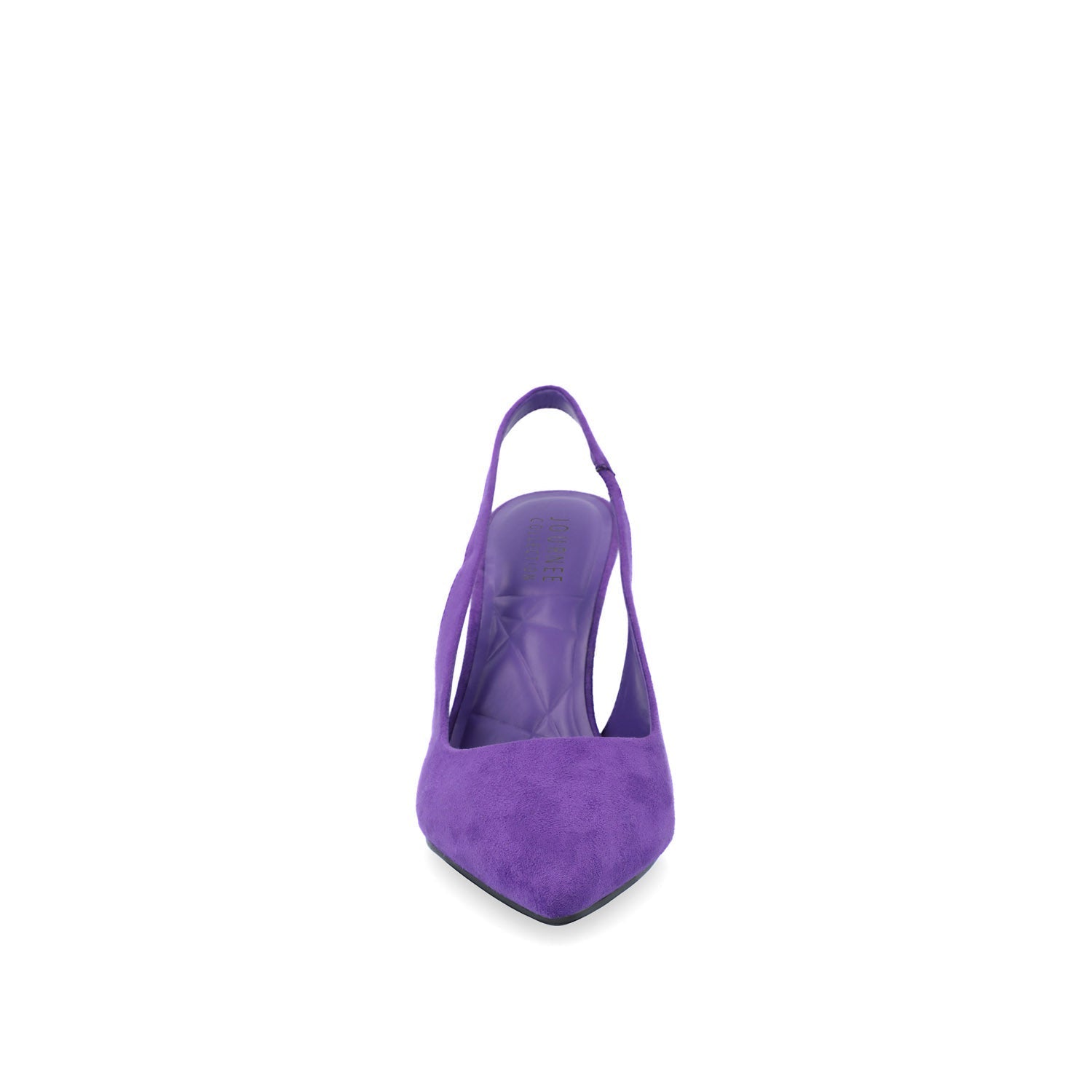 Journee ELENNEY STILETTO HEELS IN WIDE - Purple Faux Suede
