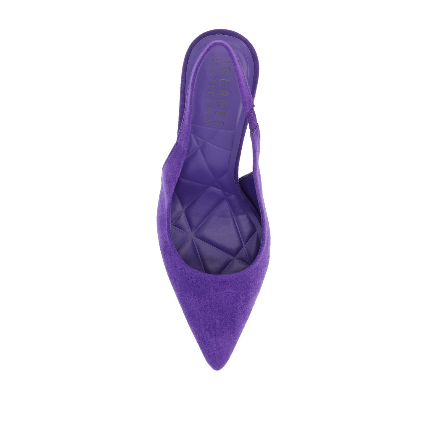 Journee ELENNEY STILETTO HEELS IN WIDE - Purple Faux Suede