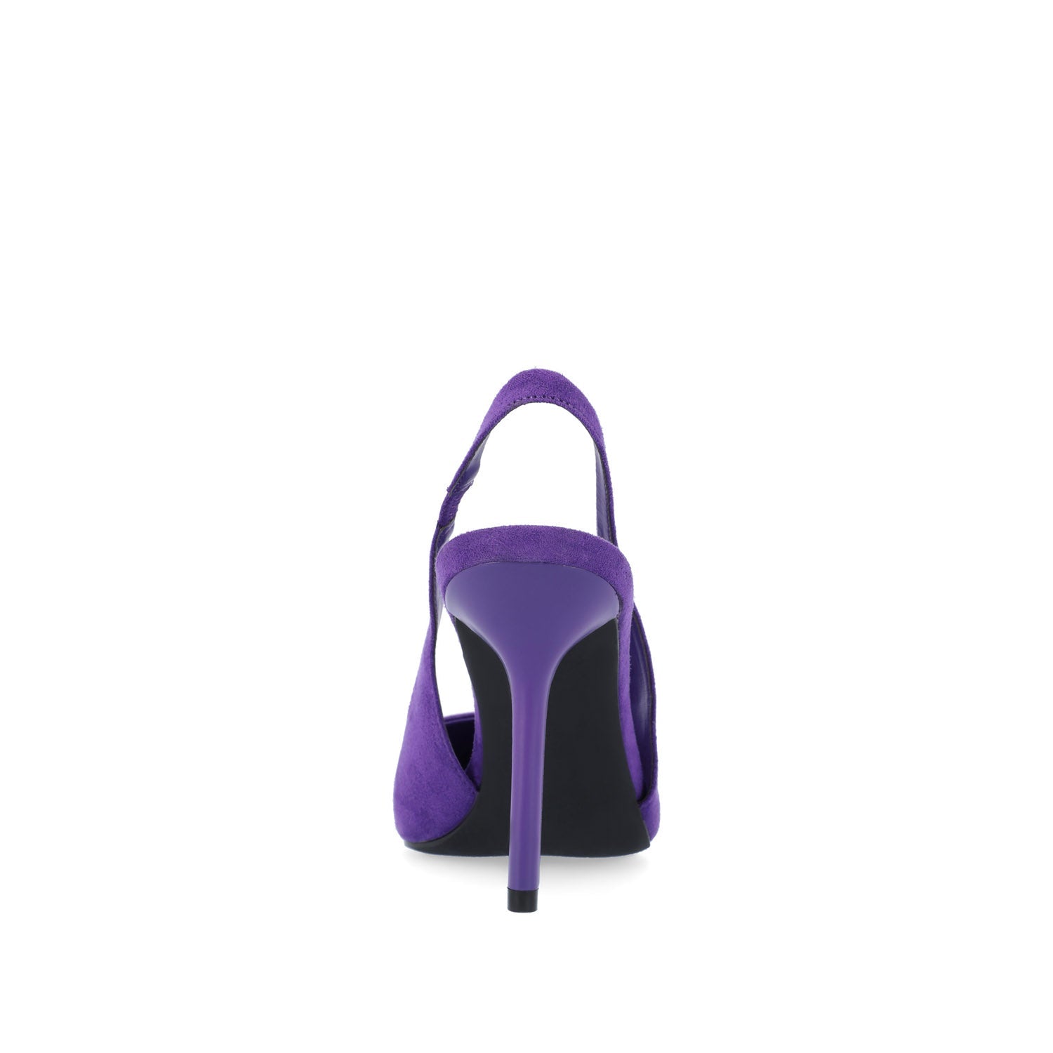 Journee ELENNEY STILETTO HEELS IN WIDE - Purple Faux Suede