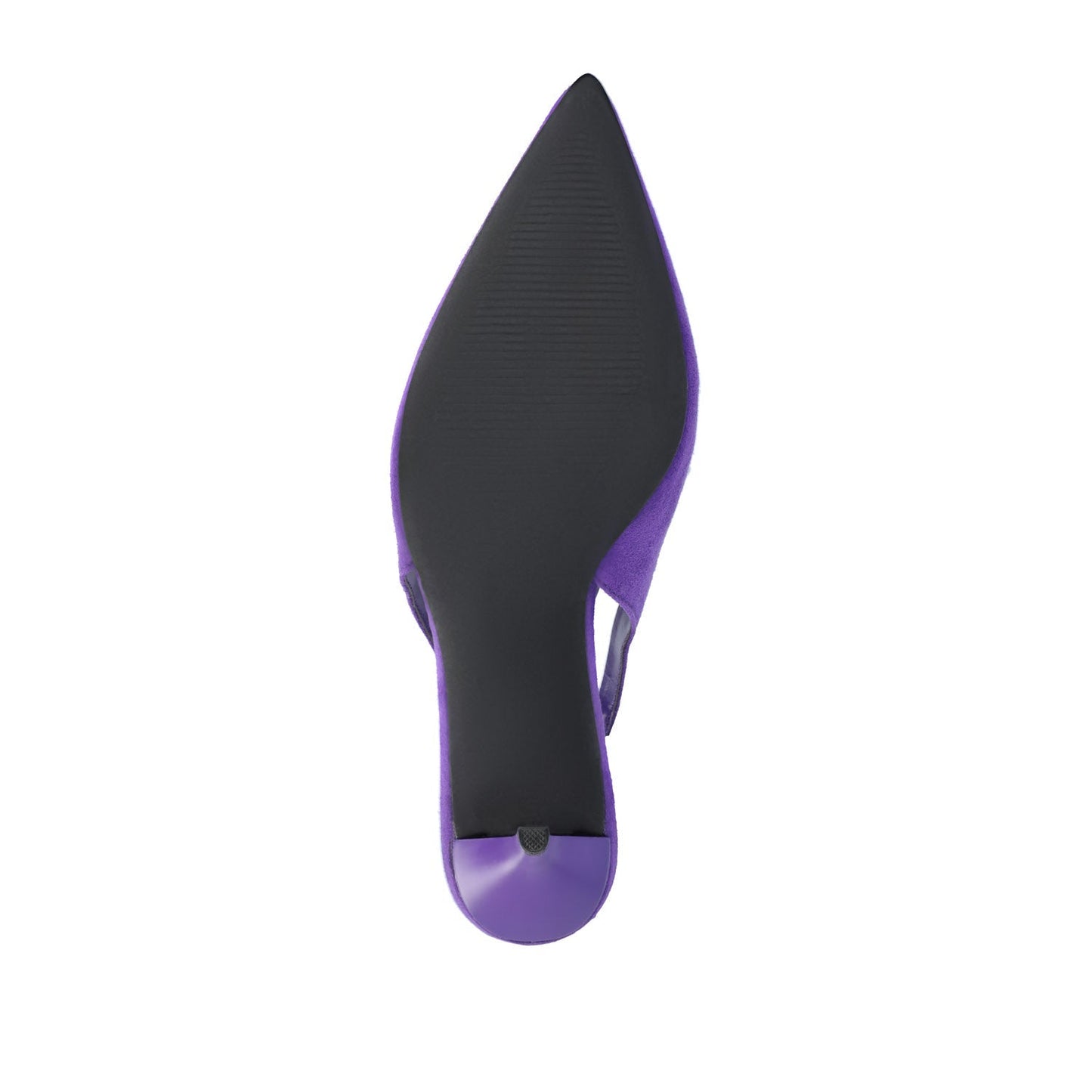 Journee ELENNEY STILETTO HEELS IN WIDE - Purple Faux Suede