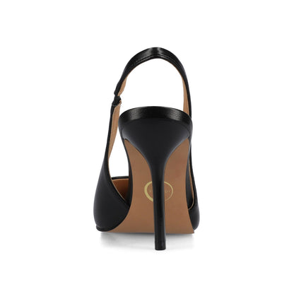 Journee ELENNEY STILETTO HEELS IN WIDE - Black PU