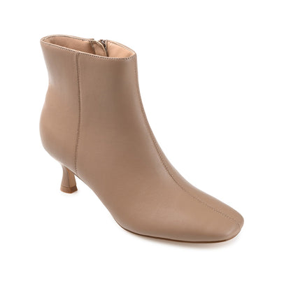 Journee KELSSA POINTED TOE BOOTIES IN WIDE - Taupe