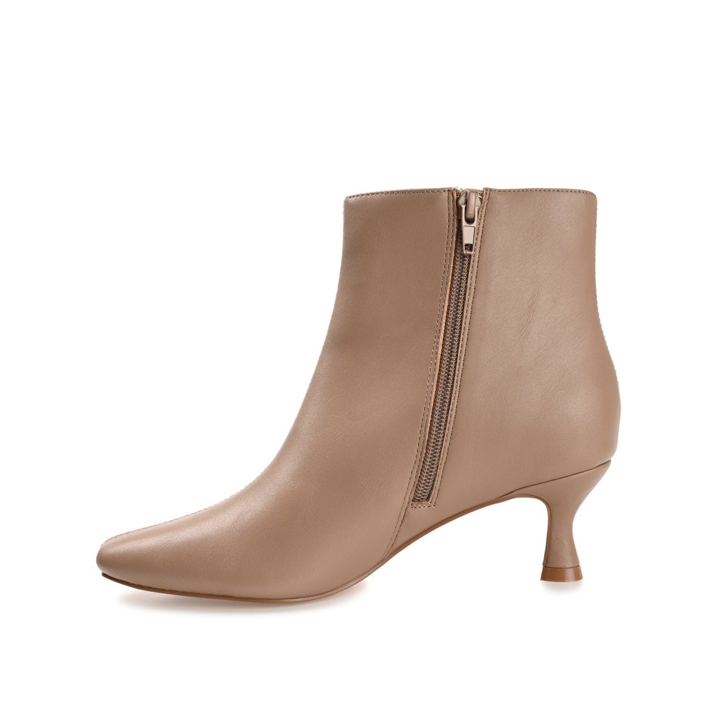 Journee KELSSA POINTED TOE BOOTIES IN WIDE - Taupe