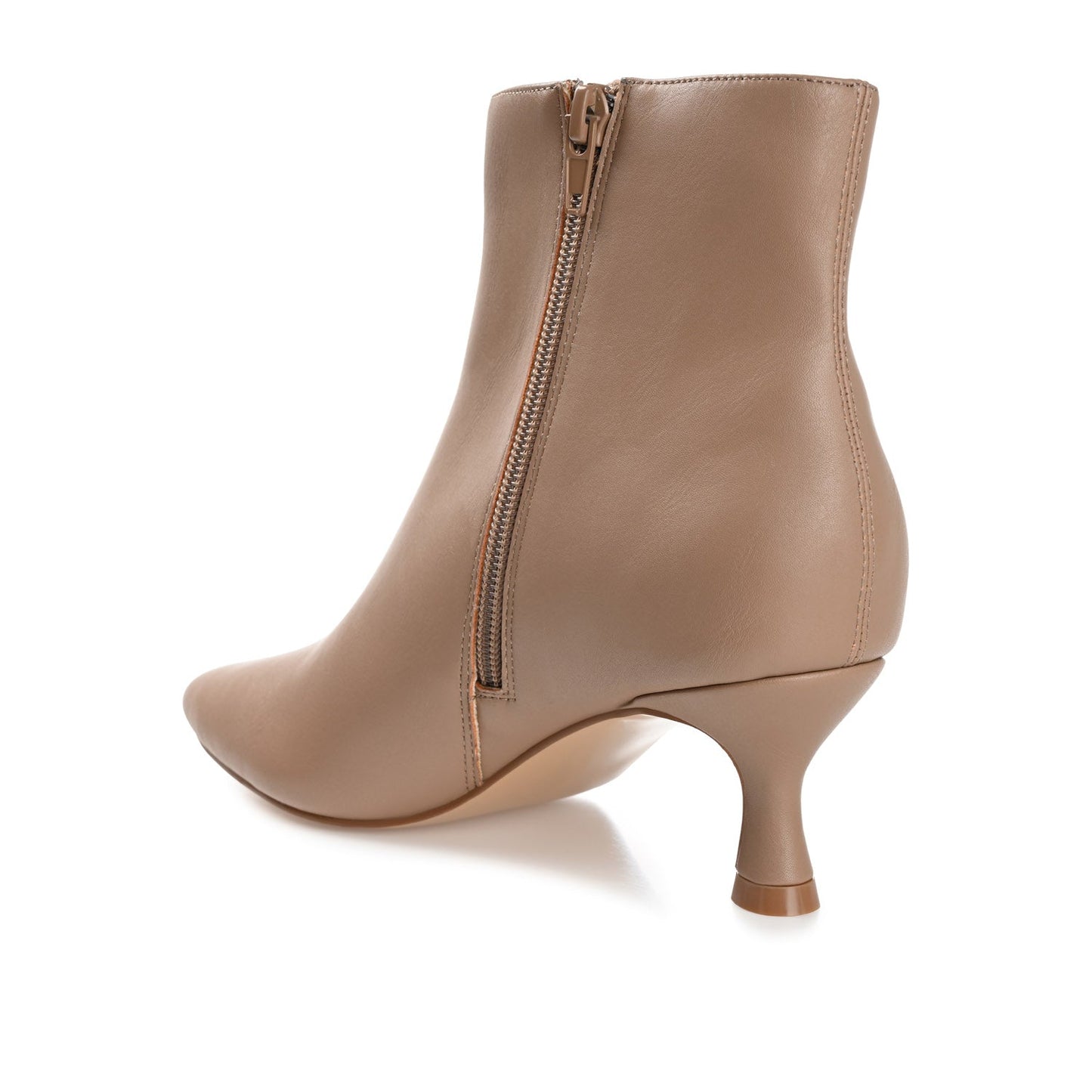 Journee KELSSA POINTED TOE BOOTIES IN WIDE - Taupe