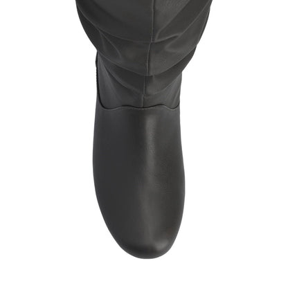 Journee JAYNE KNEE HIGH BOOTS IN WIDE CALF - Grey