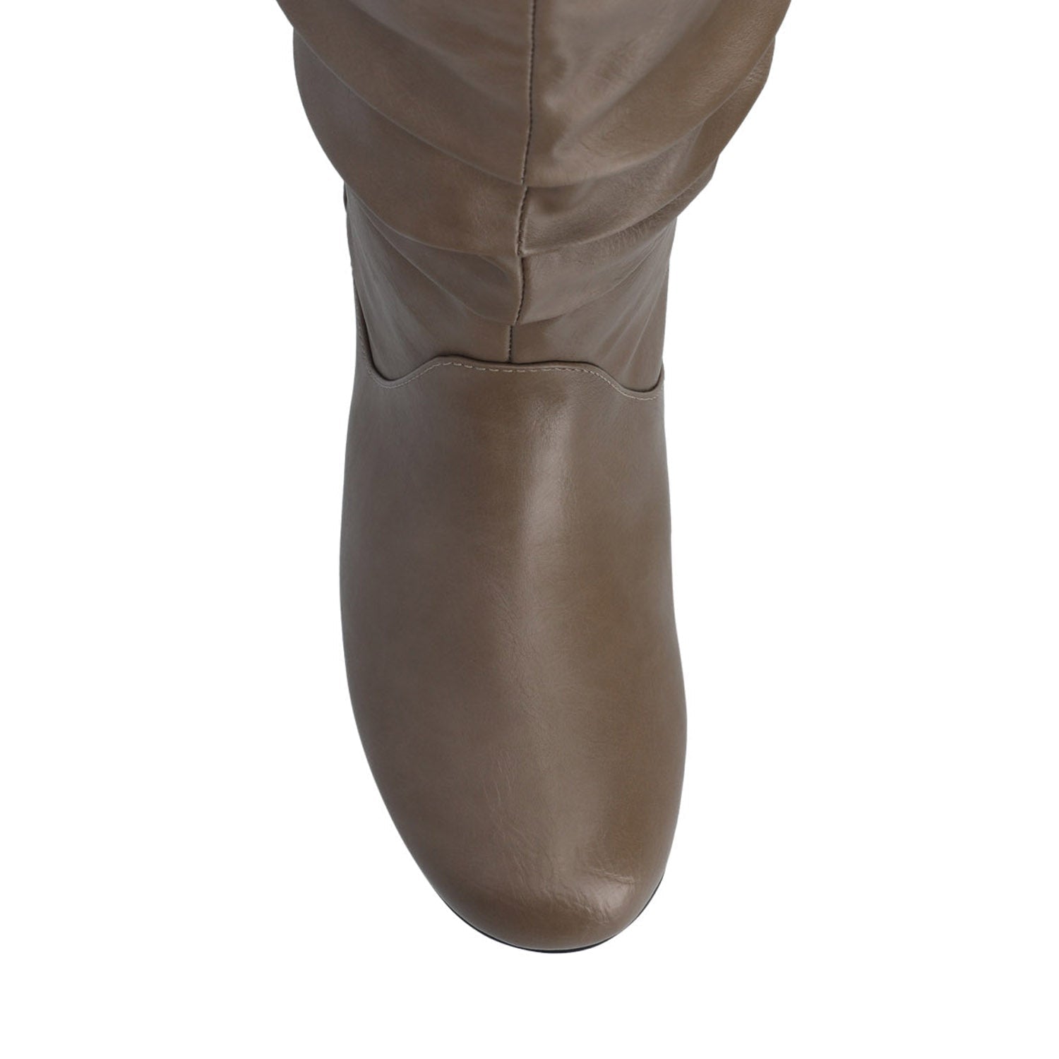 Journee JAYNE KNEE HIGH BOOTS IN WIDE CALF - Taupe