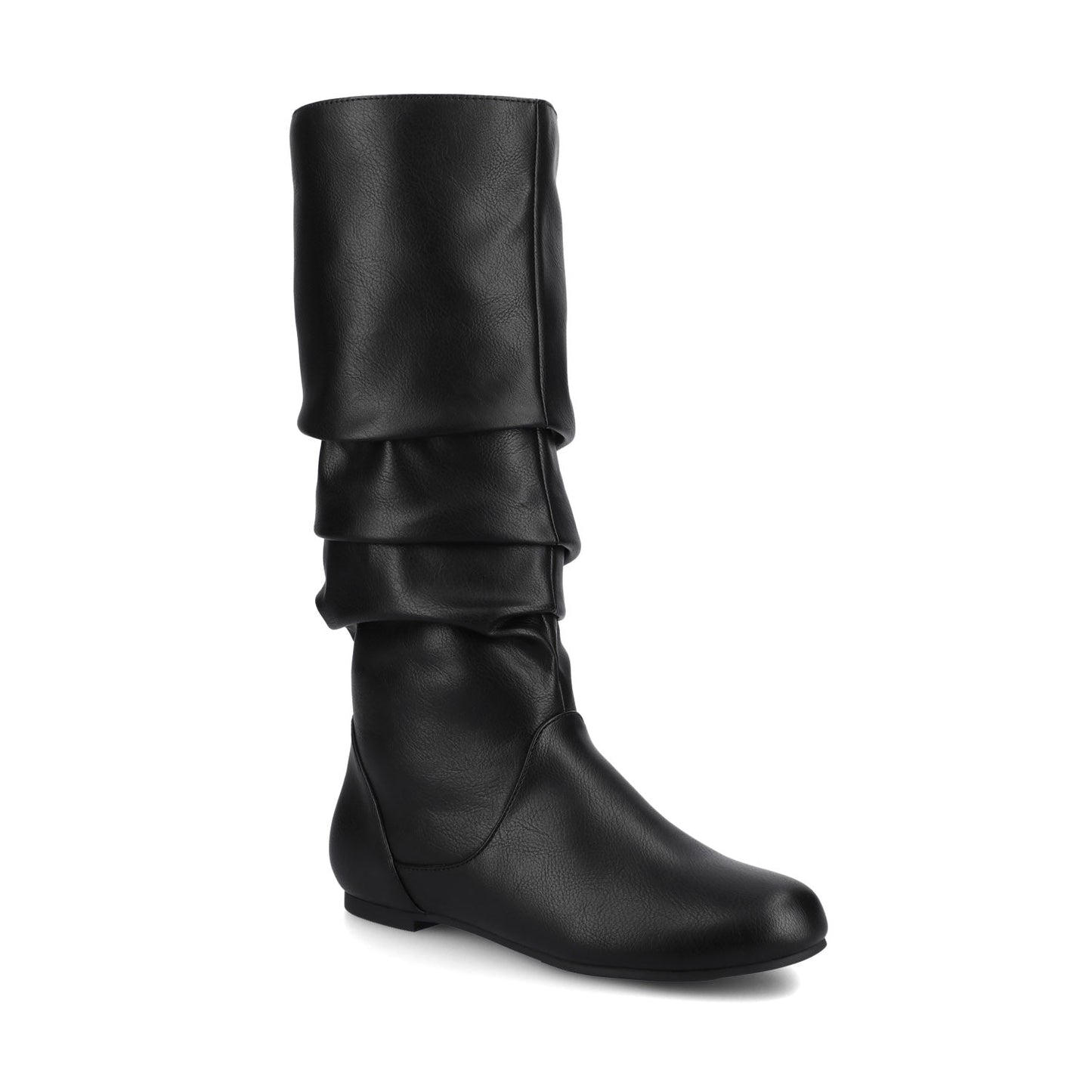Journee JAYNE KNEE HIGH BOOTS IN WIDE CALF - Black
