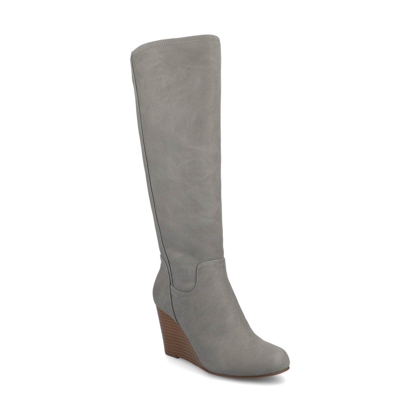 Journee LANGLY KNEE-HIGH BOOTS IN WIDE CALF - Grey